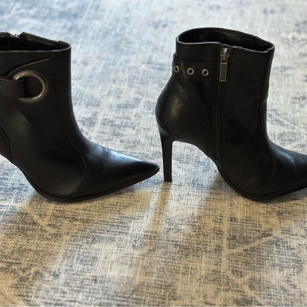 Harley-Davidson Black Heeled Boots